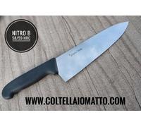 COLTELLO TRINCIANTE DA 21 CM - MAGLIO NERO - ACCIAIO NITRO B