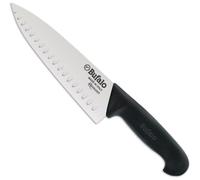 Coltello Trinciante Lama Alveolata 26 cm Bufalo Cuoco S667/26 Manico Nero