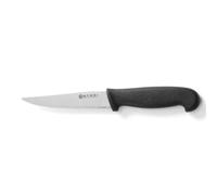 Coltello universale professionale seghettato, nero HACCP, 100 mm - Hendi 842102