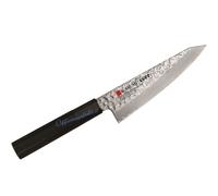 Coltello Utility 14 cm disosso Honesuki giapponese damasco martellato Kasumi Kur