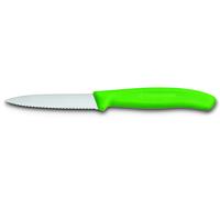 Victorinox Spelucchino con lama ultra affilata in verde, Acciaio, Argento, 19 cm