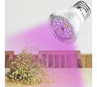 Coltiva La Lampadin,Delaman Full Spectrum E27 / E14 Gu10 85-265v 18w 18 Led Luce Fiore Pianta Idroponica Crescita A Spettro Completo Grow Lampadine Complete Giardino(Design:E14)