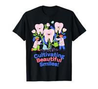 Coltivare Il Design del Giardino Dentale di Bellissimi sorrisi Maglietta