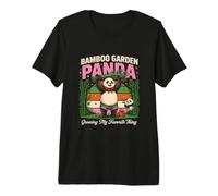 Coltivare la mia Cosa Preferita Bamboo Garden Panda Maglietta Premium