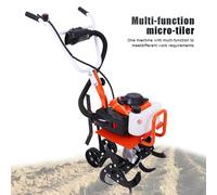 Coltivatore a benzina microtiller multifunzione 2 tempi Potente macchinari rotanti alimentati a gas Attrezzi da giardino agricoli