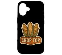 Coltivatore di mais vintage Crop Top Pun Corncob Farm Mais Farming Custodia per iPhone 16