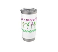 Coltivatore di micro verdure - Amante dei super alimenti - Giardiniere urbano Bicchiere termico in acciaio inox doppia parete