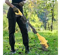 Coltivatore elettrico a batteria, fresa da giardino con batteria, zappa da terra, zappa da giardino, fresa da giardino, larghezza di lavoro 10 cm, profondità di lavoro 17 cm, micro fresa estraibile
