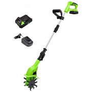 Coltivatore elettrico da giardino, senza fili, portatile, con batteria ricaricabile, leggero per la rimozione delle erbacce in giardini e ortaggi