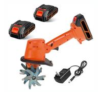 Coltivatore elettrico senza fili con batteria al litio ricaricabile, tempo di ricarica 1 ~ 2 ore, ideale per piccoli giardini, fattorie e prati