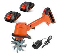 Coltivatore elettrico senza fili, strumento da giardino ricaricabile per aerazione del suolo, ideale per la manutenzione di fattorie, cortili e prati