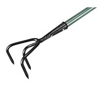 Coltivatore Faithfull Essentials a 3 punte, attrezzo da giardino in acciaio al carbonio per dissodare il terreno - Lunghezza 142 cm