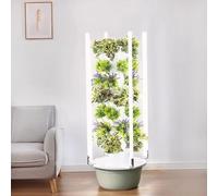 Coltivazione Idroponica Verticale, Kit Automatizzato for La Coltivazione Idroponica di Frutta E Verdura da Interno, con Luci di Coltivazione A LED(7Layer)