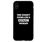 COLTON Personalized Custom Boys COLTON Name Custodia per iPhone XS Max