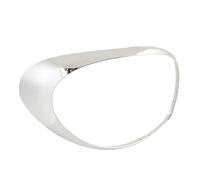 Coltre Luce Posteriore Cromata per 500L 2014-2018, Anello Decorativo Leggero Fluttuante Cromato Elegante, Luce Leggera e Permanente sul Design di Ricambio (Sinistra: