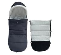 Colu Kid Coprigambe universale per passeggino caldo compatibile con Babyzen YOYO - aggiungere imbottitura spessa, fodera morbida e superficie resistente agli spruzzi - lavabile in lavatrice (nero)