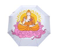 Colud Sole Buddha Ombrello Pieghevole Automatico Antivento con Auto Apri Chiudi Portatile Ombrelli per Viaggi Spiaggia Donne Bambini Ragazzi Ragazze