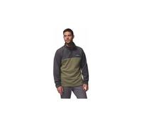 Columbia - Steens Mountain Half Snap II - Pullover in pile M olivia/grigio