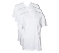 Columbia 3 Pack Cotton V-Neck T-Shirt, Bianco, L (Pacco da 3) Uomo