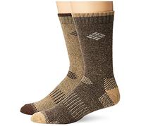 Columbia 4 Pack Moisture Control Crew Socks Calzini a Costine, Beige, 6-12 (Pacco da 4) Uomo