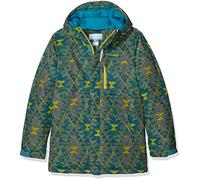 Columbia Alpine Free Fall Giacca da Sci, Ragazzi, Alpine Free Fall, Deep Marine Print, XL