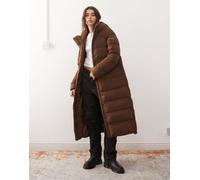 Columbia - Amaze Puff - Cappotto lungo con cappuccio marrone XS