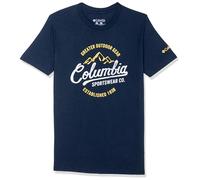 Columbia Apparel Standard Graphic T-Shirt da Uomo, Colombia/Volt, Taglia S