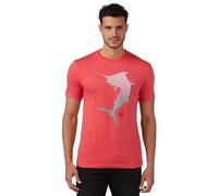 Columbia Apparel T-Shirt da Uomo con Grafica PFG, Colore Rosso Tramonto/Cuesta, M