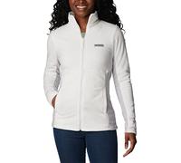 Columbia Basin Trail III Full Zip Polo a Maniche Lunghe, Sea Salt/Nimbus Grey, XS Donna