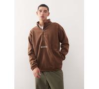 Columbia - Bent Bough - Pile marrone con zip corta S