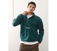 Columbia - Bent Bough - Pile verde azzurro con zip corta M