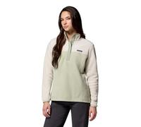 Columbia - Pile con zip - Benton Springs 1/2 Snap Pull Over II Safari Dark Stone per Donne - Taglia L - Beige