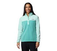 Columbia Benton Springs 1/2 Snap Pull Over 2, Pull Over in pile Donna, Verde Acqua/Spray, L
