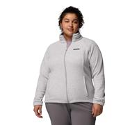 Columbia Benton Springs Full Zip Giacca in Pile, Grigio, XL Petite Donna