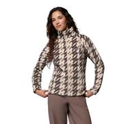 Columbia Benton Springs - Giacca da donna in pile con cerniera intera, con stampa a zip intera, pietra scura/twills, M