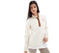 Pile Columbia Benton Springs Half Zip Snap Pull Over II bianco crema donna - XL