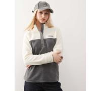Pile Columbia Benton Springs Half Zip Snap Pull Over II grigio scuro donna - XL