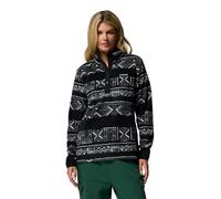 Columbia Benton Springs™ Printed Snap Half Zip Fleece Nero XL Donna