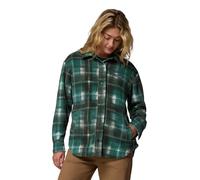 Columbia Benton Springs Shirt Jacket 2, Giacca in pile, da donna, colore verde foresta pluviale, XL