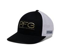 Columbia Berretto a Sfera Unisex PFG Mesh Snap Back, Nero/Oro, 2XL