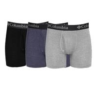 Columbia Boxer da Uomo, Confezione da 3 Pezzi, Nero/Grigio/Navy, X-Large