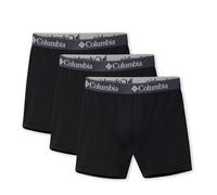 Columbia - Boxer elasticizzati in poliestere - Conf. 3 - Nero - Taglia M - Uomo