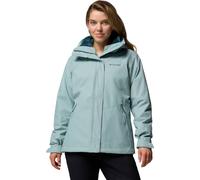 Giacca con cappuccio Columbia Bugaboo III Fleece Interchange verde chiaro azzurro donna - M