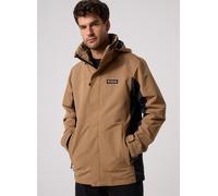 Cappotto 3 in 1 con fodera in pile staccabile Marrone M Tinta unita