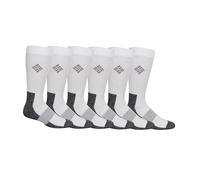 Columbia Calzini da uomo Moisture Control, bianchi, taglia 38-46, bianco, 6-12