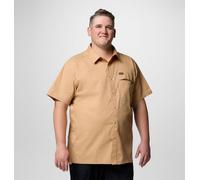Columbia - Camicia a manica corta in twill Landroamer™ - Taglia forte - Marrone - Taglia 4X - Uomo