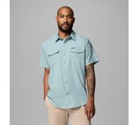 Camicia Columbia Utilizer II Solid manica corta blu turchese - S