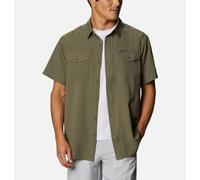 Columbia Camicia a maniche corte in tinta unita Utilizer II Stone Green da uomo S Green