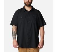 Columbia - Camicia a maniche corte in tinta unita Utilizer™ II - Taglia Forte - Nero - Taglia 4X - Uomo
