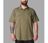 Columbia - Camicia a maniche corte in tinta unita Utilizer™ II - Taglia Forte - Verde - Taglia 1X - Uomo